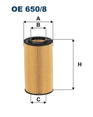 Масляный фильтр FILTRON OE650/8