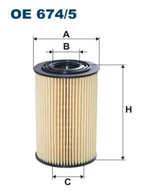 Масляный фильтр FILTRON OE674/5