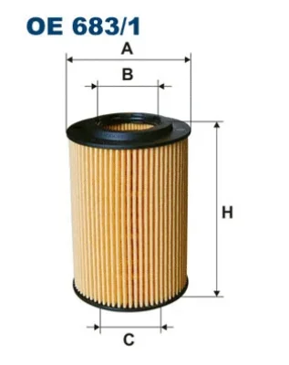 Масляный фильтр FILTRON OE683/1