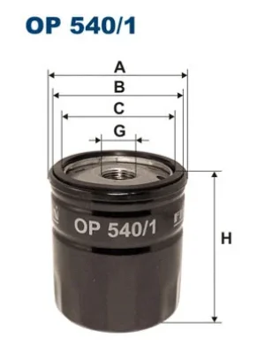 OP540/1 FILTRON Масляный фильтр