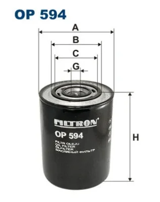 OP594 FILTRON Масляный фильтр