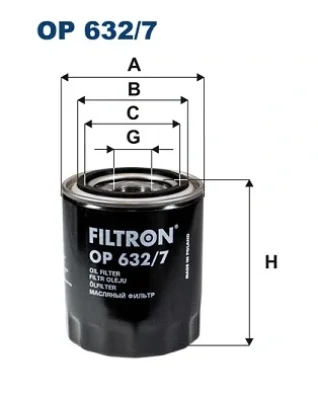 OP632/7 FILTRON Масляный фильтр