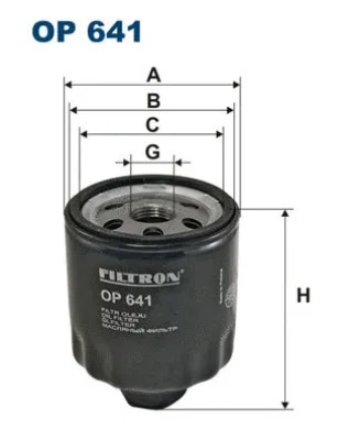 OP641 FILTRON Масляный фильтр