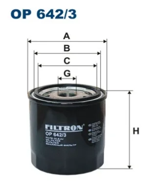 OP642/3 FILTRON Масляный фильтр