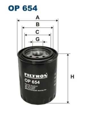 OP654 FILTRON Масляный фильтр