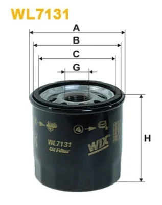 Масляный фильтр WIX WL7131