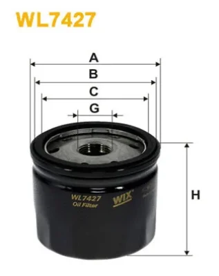 WL7427 WIX Масляный фильтр