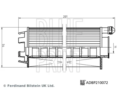 ADBP210072 BLUE PRINT Масляный фильтр