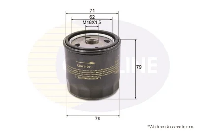 Масляный фильтр COMLINE CDW11001