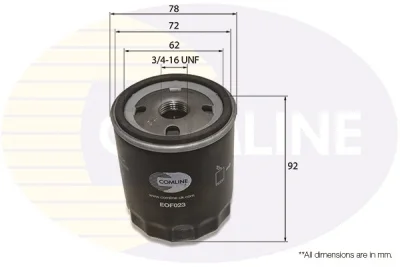 EOF023 COMLINE Масляный фильтр