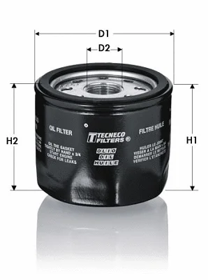 OL1281 TECNECO FILTERS Масляный фильтр