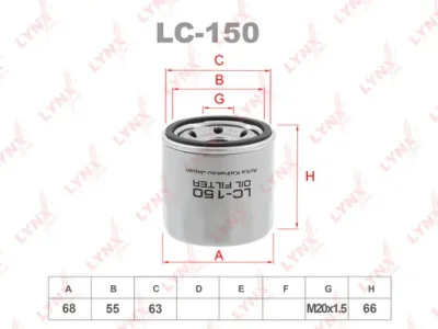 LC-150 LYNXAUTO Масляный фильтр