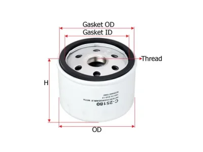 C-25180 SAKURA Масляный фильтр