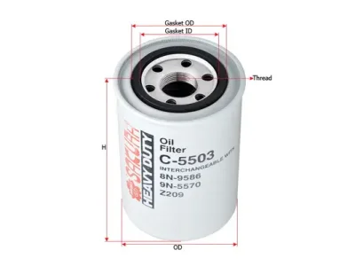 C-5503 SAKURA Масляный фильтр