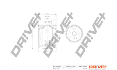 DP1110.11.0266 Dr!ve+ Масляный фильтр