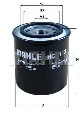 Гидрофильтр, автоматическая коробка передач KNECHT/MAHLE HC 113