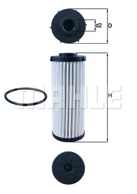 HX 139D KNECHT/MAHLE Гидрофильтр, автоматическая коробка передач