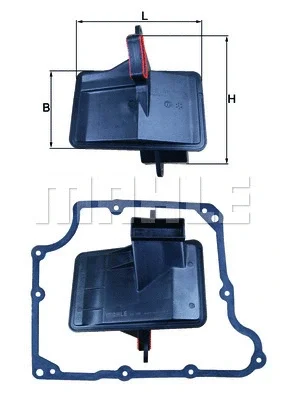 HX 166D KNECHT/MAHLE Гидрофильтр, автоматическая коробка передач