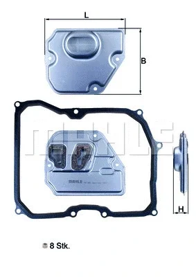 HX 169KIT KNECHT/MAHLE Гидрофильтр, автоматическая коробка передач