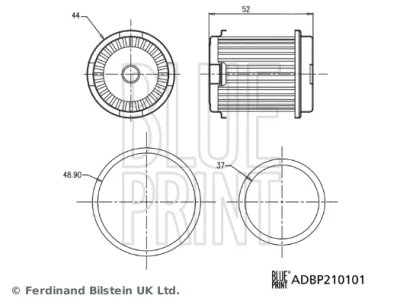 ADBP210101 BLUE PRINT Гидрофильтр, автоматическая коробка передач