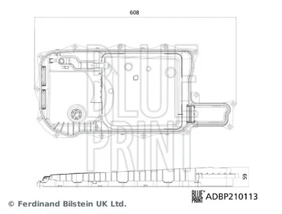 ADBP210113 BLUE PRINT Гидрофильтр, автоматическая коробка передач
