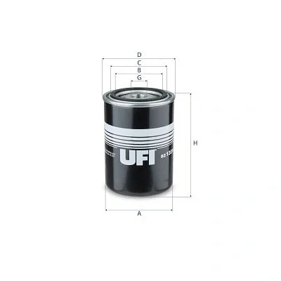 82.132.00 UFI Фильтр, система рабочей гидравлики