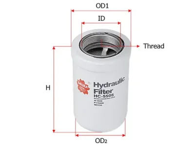Фильтр, система рабочей гидравлики SAKURA HC-5505