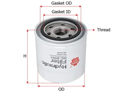 HC-8501 SAKURA Фильтр, система рабочей гидравлики