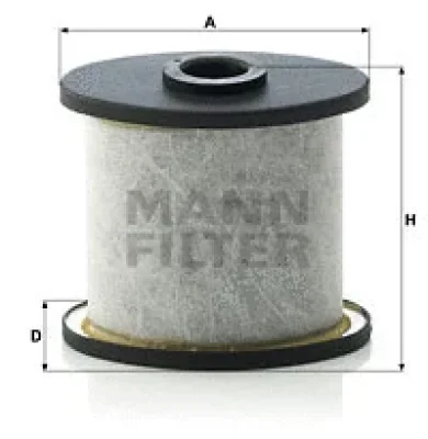 Фильтр, система вентиляции картера MANN C 911 X-2