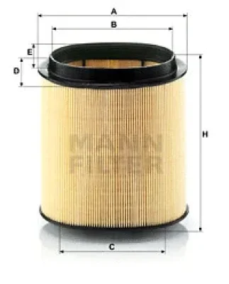 Воздушный фильтр MANN C 1869
