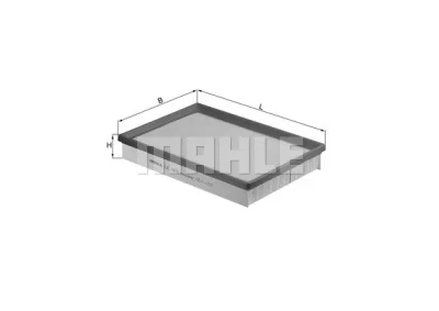 LX 1572 KNECHT/MAHLE Воздушный фильтр