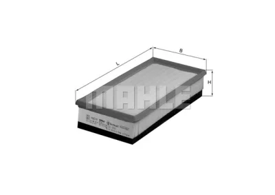 LX 1610 KNECHT/MAHLE Воздушный фильтр