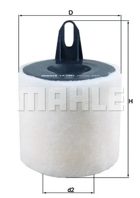 LX 1651 KNECHT/MAHLE Воздушный фильтр