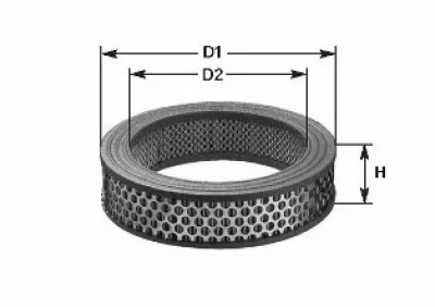 MA 124 CLEAN FILTERS Воздушный фильтр