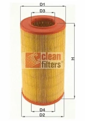 MA1107 CLEAN FILTERS Воздушный фильтр