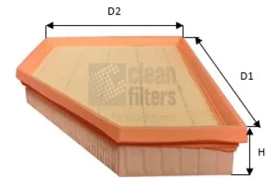 Воздушный фильтр CLEAN FILTERS MA3495