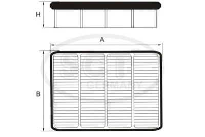 Воздушный фильтр SCT GERMANY SB 929