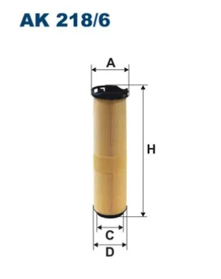 AK218/6 FILTRON Воздушный фильтр