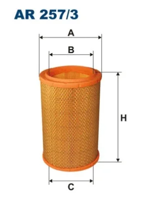 AR257/3 FILTRON Воздушный фильтр