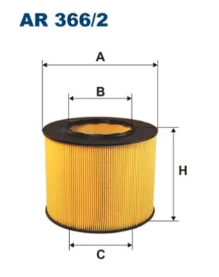 AR366/2 FILTRON Воздушный фильтр