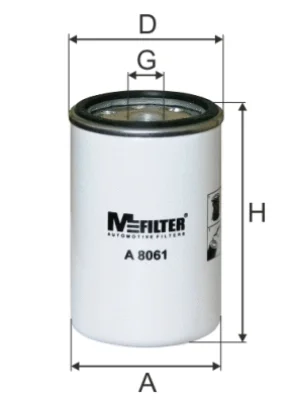 A 8061 MFILTER Воздушный фильтр