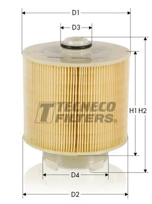 AR10216 TECNECO FILTERS Воздушный фильтр