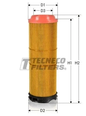 AR12178/1 TECNECO FILTERS Воздушный фильтр
