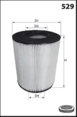 R726 MISFAT Воздушный фильтр