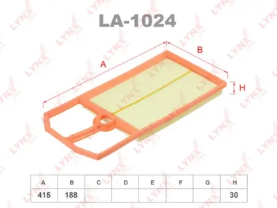 LA-1024 LYNXAUTO Воздушный фильтр