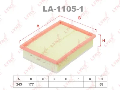 Воздушный фильтр LYNXAUTO LA-1105-1