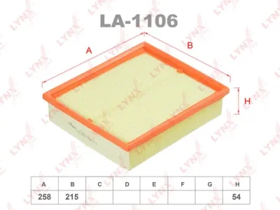 LA-1106 LYNXAUTO Воздушный фильтр