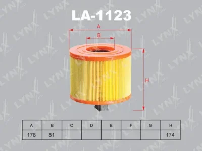 LA-1123 LYNXAUTO Воздушный фильтр