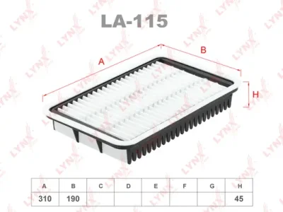 Воздушный фильтр LYNXAUTO LA-115