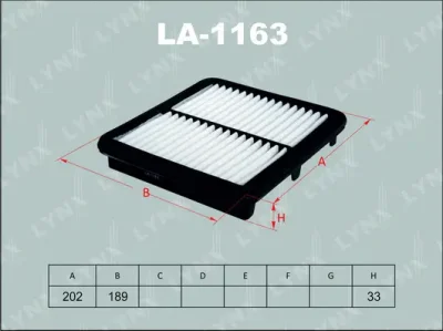 LA-1163 LYNXAUTO Воздушный фильтр